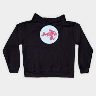 Cute fish whale Kids Hoodie